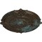 Ekena Millwork Attica Acanthus Leaf Medallion (Canopies up to 4 5/8"), 53 1/2"OD x 3 1/2"P, Bronze Blue Patina CM53ATBBS - alternate 3
